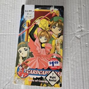 Cardcaptors Vol. 1 Tests of Courage (VHS, 2000)